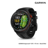 GARMIN - Approach® S70 Smart Watch ( 47mm ) | Black/Red
